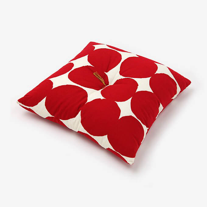 おはじき大 乳白×深緋