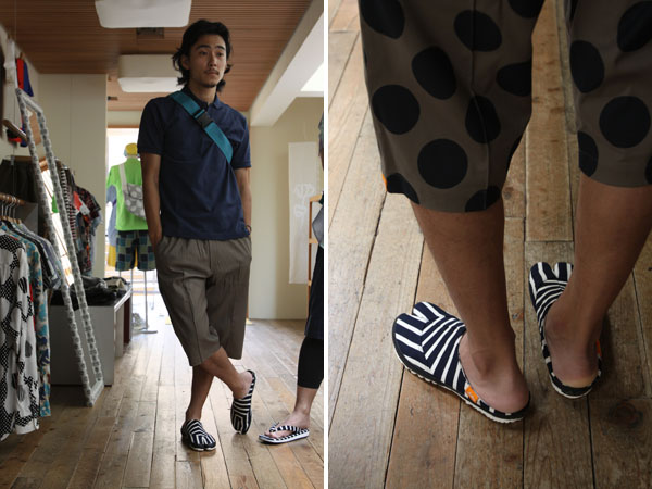 SOU・SOU　le coq sportif つっかけ足袋