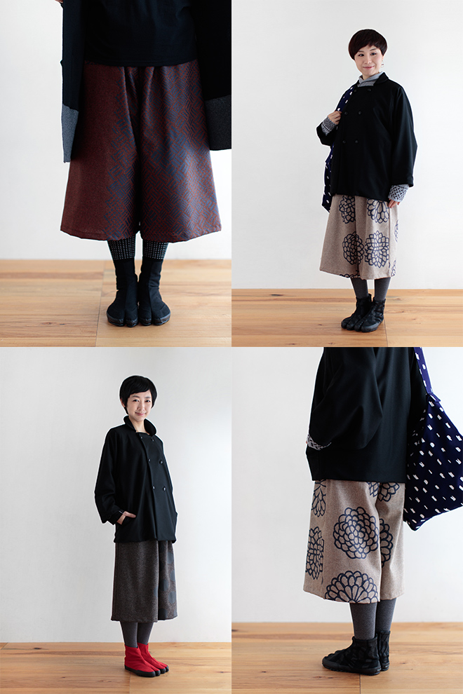sousou広形もんぺ はぎ丈 広形もんぺ 着比べ | SOU・SOU ブログ 「一