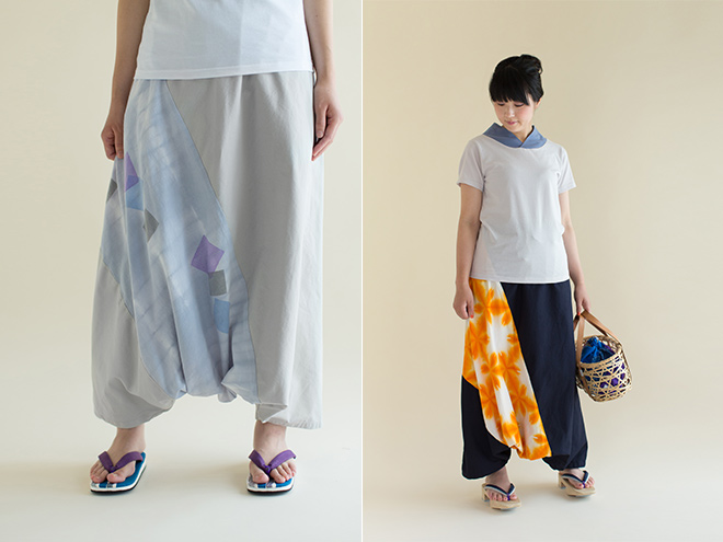 SOU・SOU 富士 SOU・SOU 麻 富士 濡羽色×雲間に菊 SOU・SOU