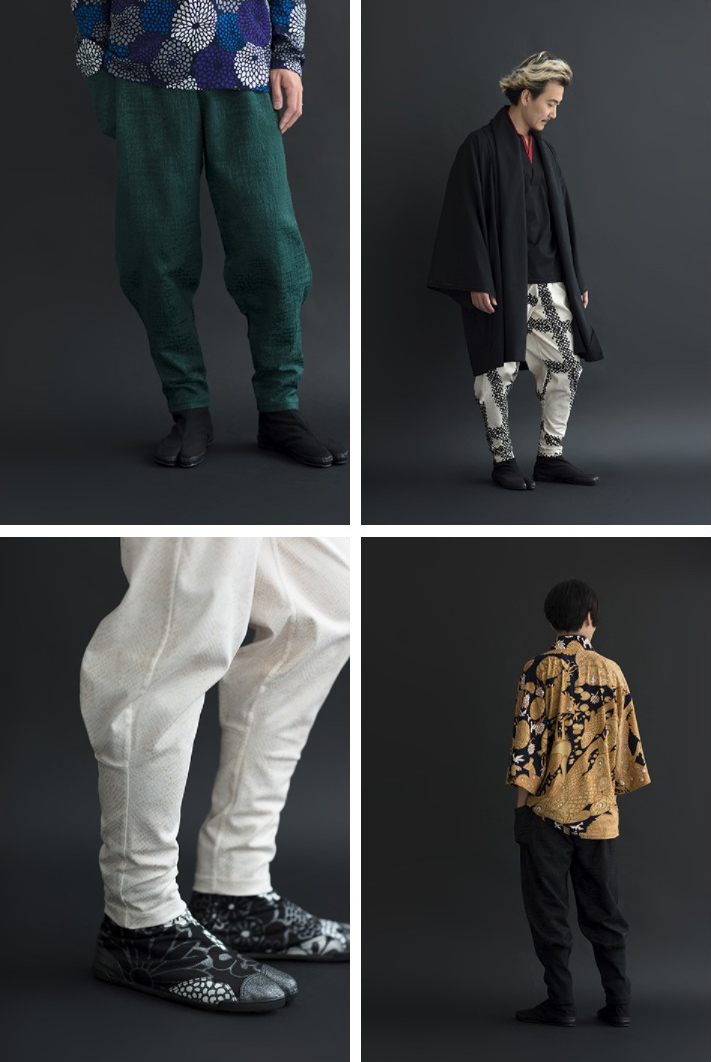 レア！SOUSOU ソウソウ 裁付えんゆう穿き 鯉 総柄 ブラック 和柄 傾衣：裁付（たっつけ）えんゆう穿き | SOU・SOU ブログ 「一語