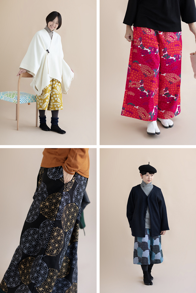 SOU・SOU　広形もんぺ　トリコット織　霰縞（あられじま） SOU・SOU 広形もんぺ トリコット織 霰縞（あられじま） - メルカリ