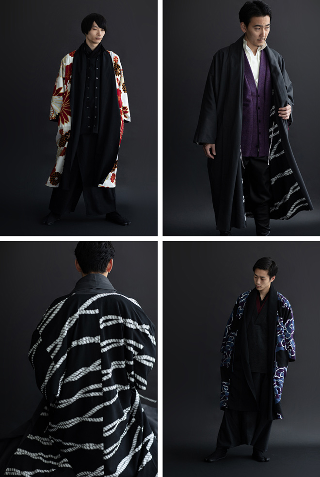 sou•sou モスリン もじり袖 梳毛（そもう）×モスリン もじり袖