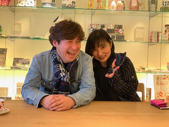 8フリーマガジン「ハンケイ500m」円城さんと原田さん