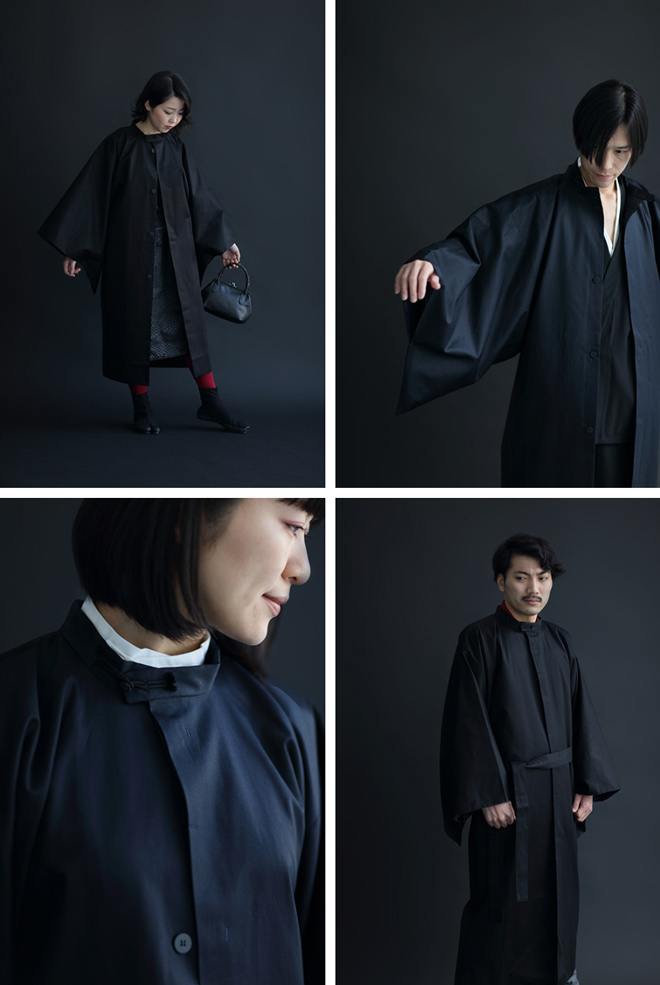 行（ぎょう）：撥水綾織 円領外套 | SOU・SOU ブログ 「一語一絵」