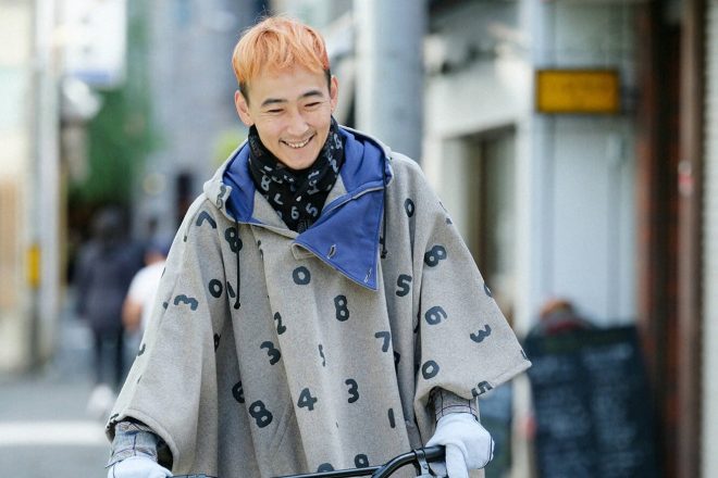 sousou le coq ポンチョダブルフェイスウール BIKEポンチョ BIKEポンチョ | SOU・SOU ブログ 「一語一絵」