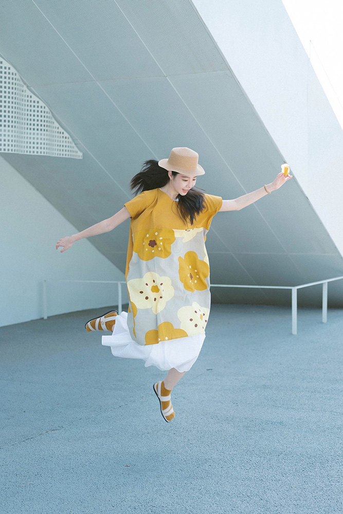 【Instagramより】3414:心がはずむワンピース