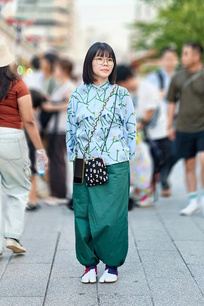 【Instagramより】3418:水色×緑　さわやかコーデ