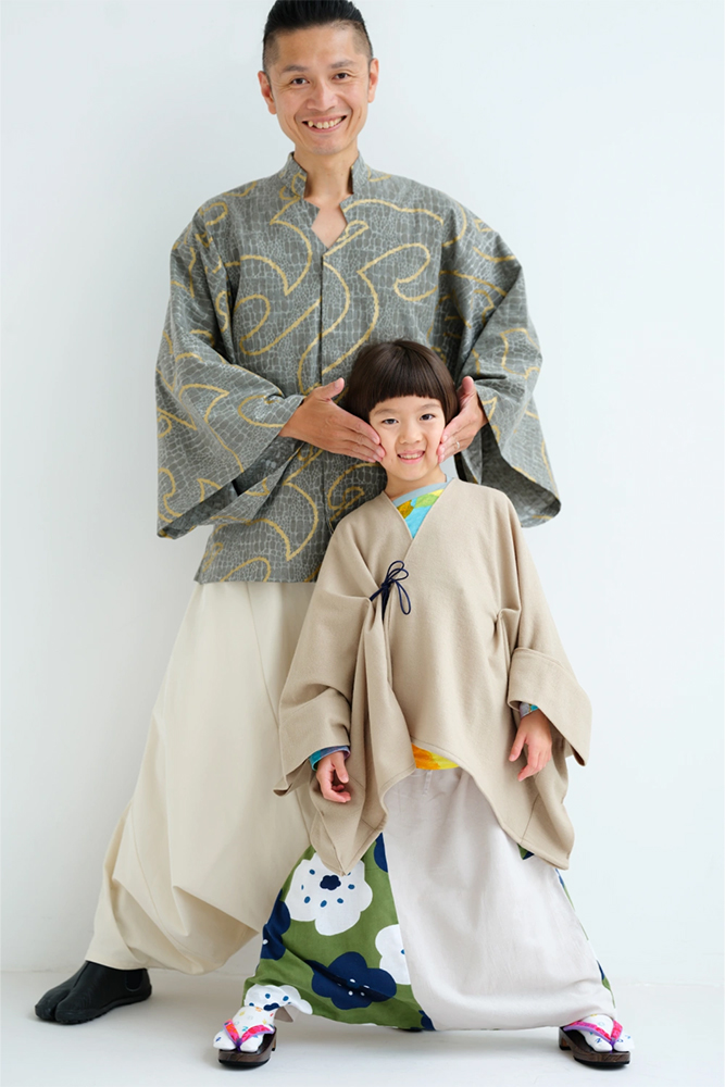 親子で楽しむ、きさらぎ×ふじのハレの日コーデ