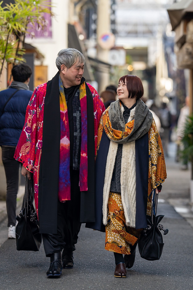 【SOU・SOU 傾衣 Instagramより】3421:お正月に現れた傾き者たち②